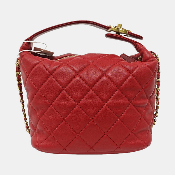 HOBO Quilted Lambskin Red