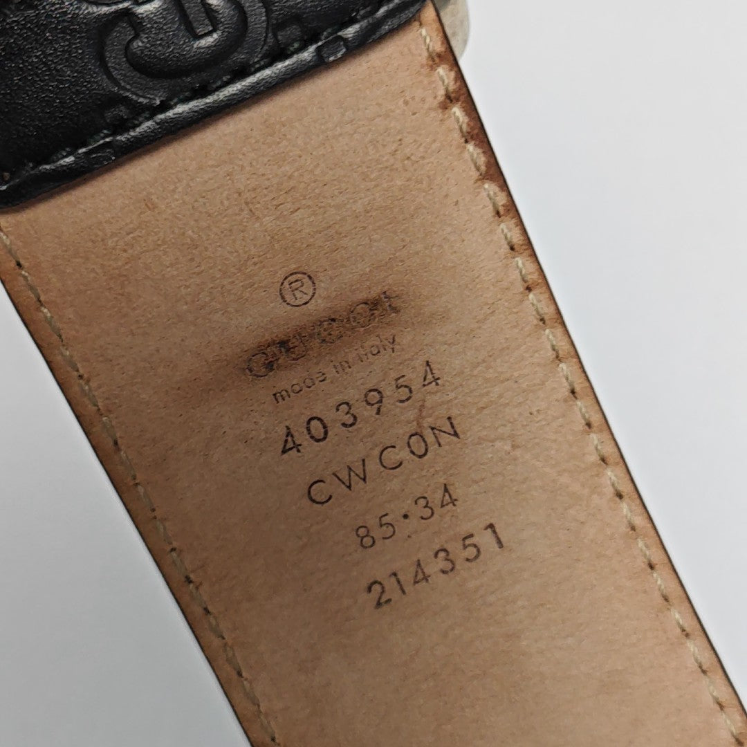 Leather Belt Black