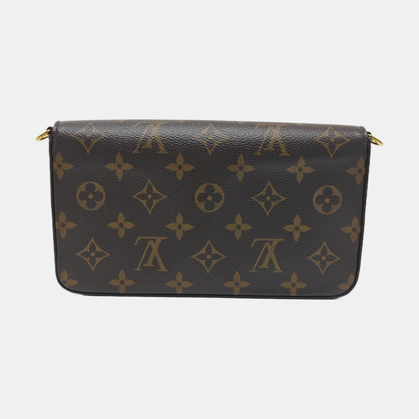 FÉLICIE Monogram Coated Canvas Brown