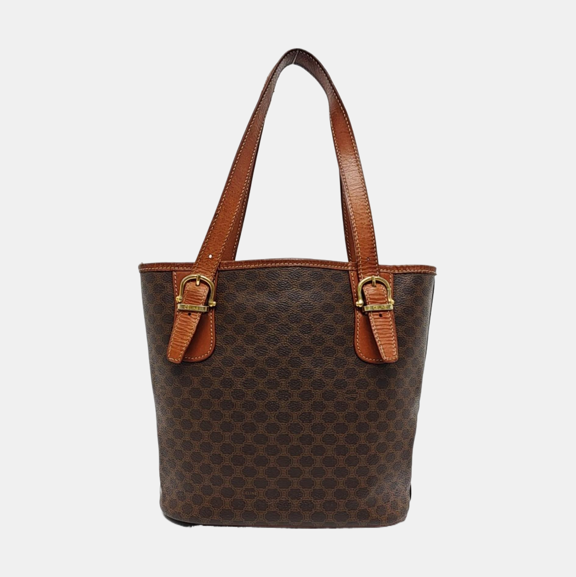 MACADAM TOTE Coated Canvas Brown
