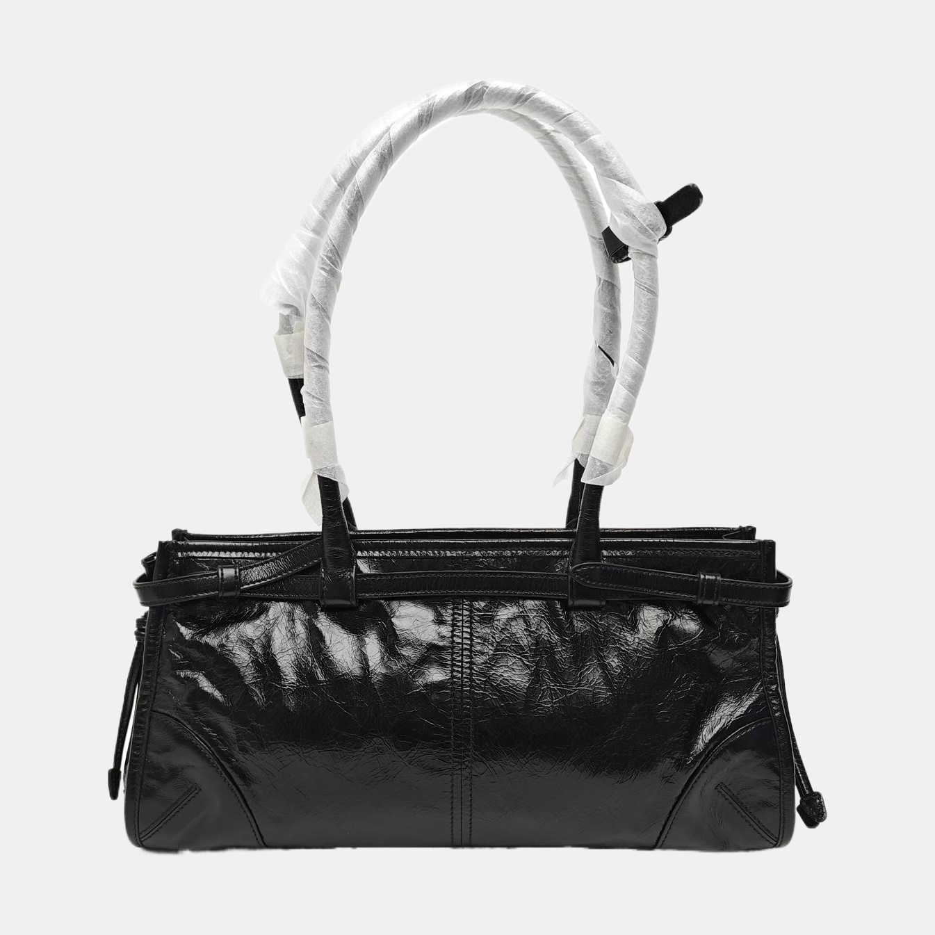 Bonnie Medium Patent Leather Black