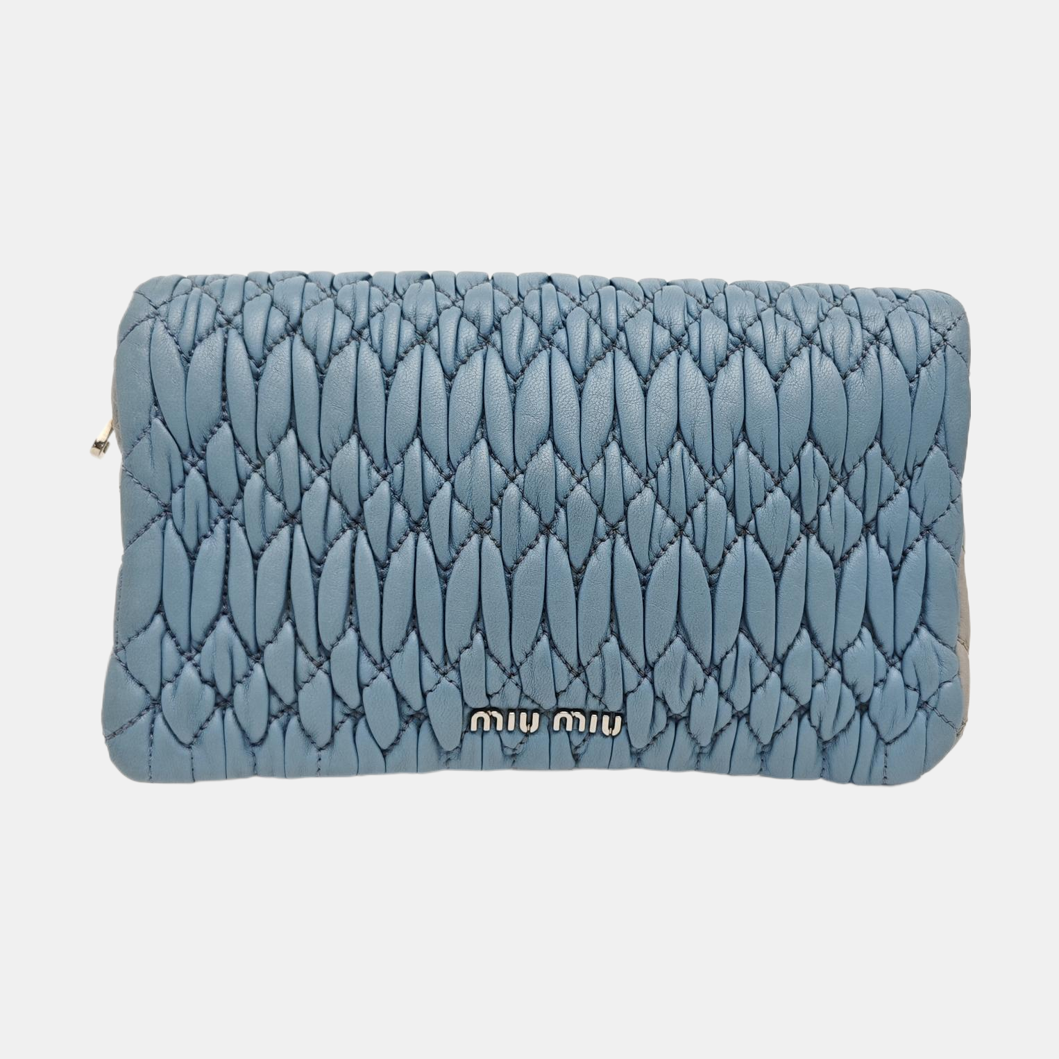 Crystal Quilted Lambskin Blue
