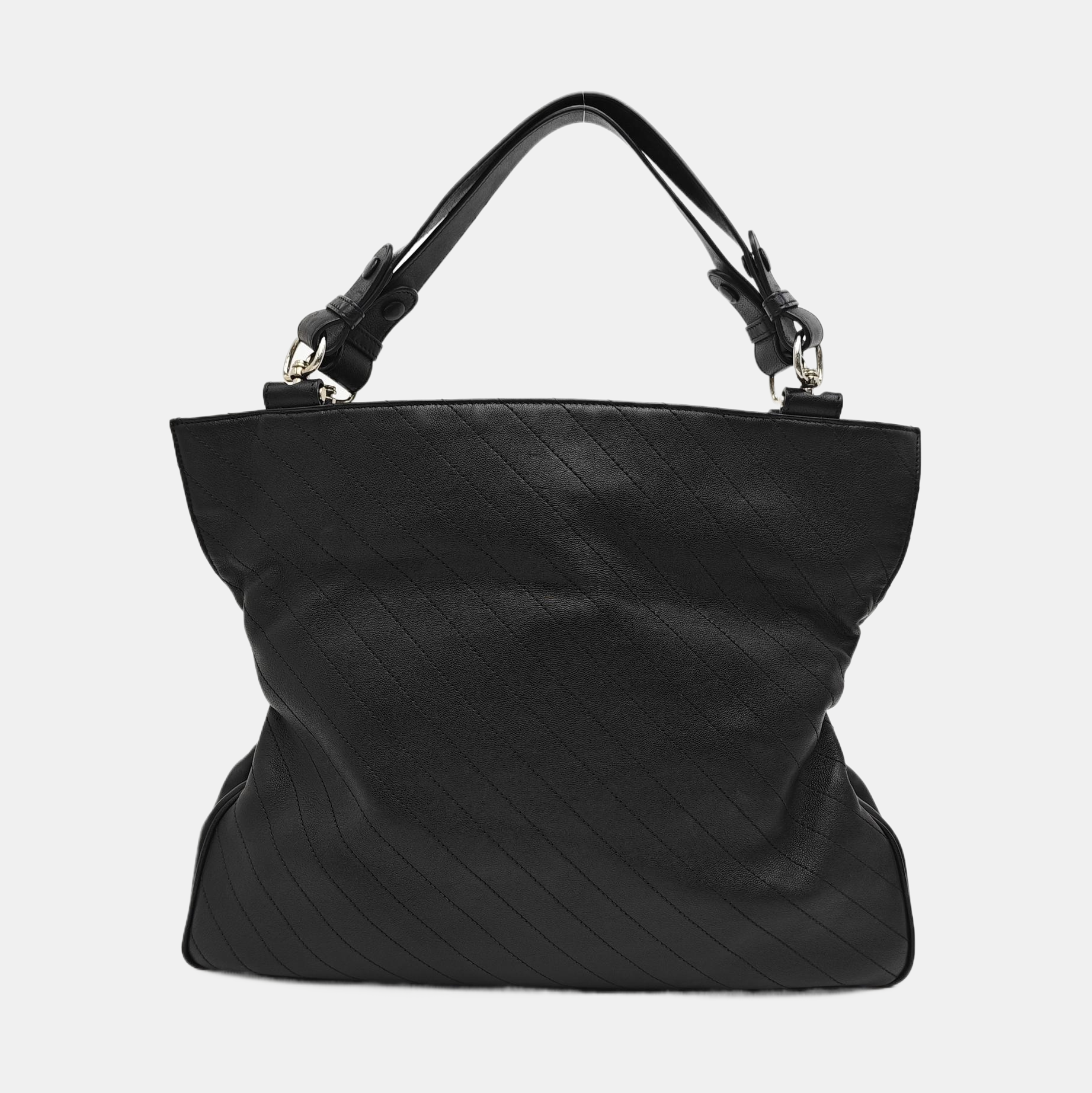 Blondie Medium Quilted Calfskin Black