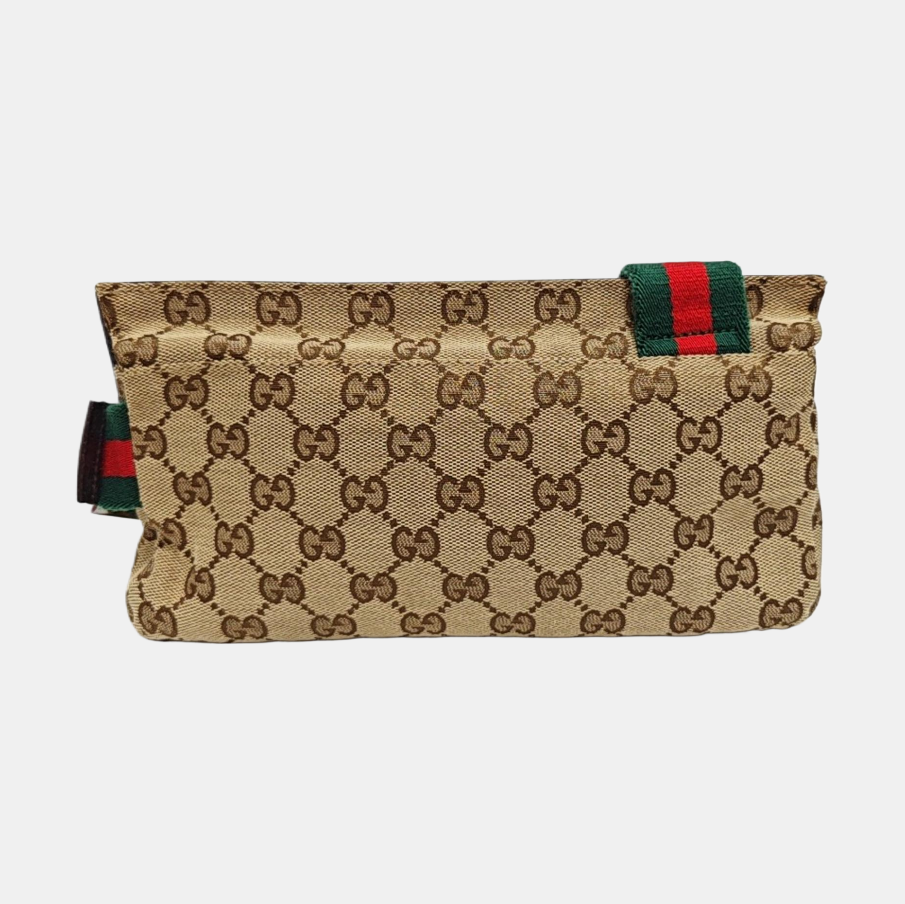 Monogram Canvas Shoulder Bag Brown