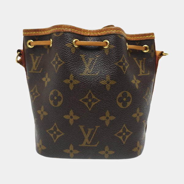 NÉONOÉ Nano Monogram Coated Canvas Brown