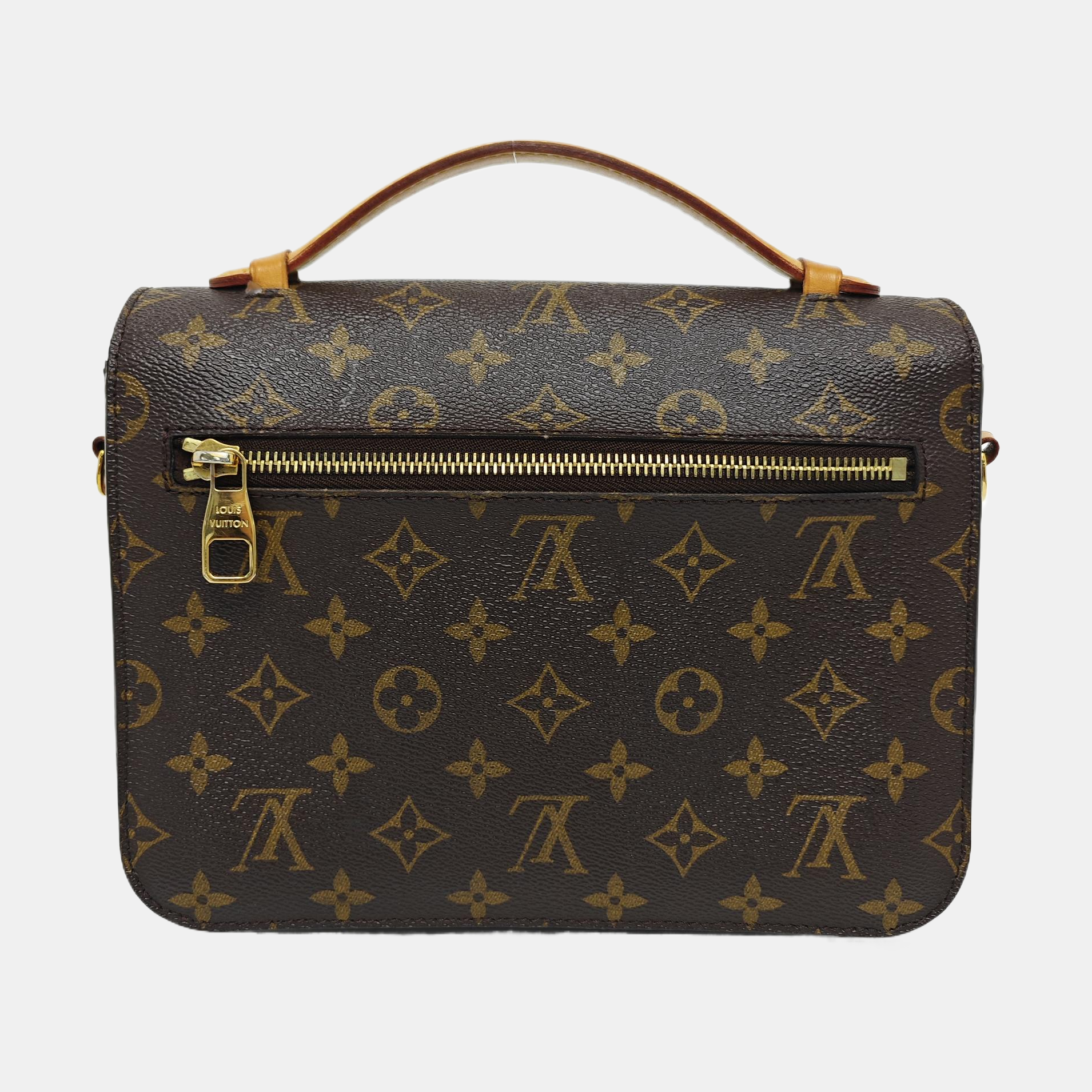 MÉTIS MM Monogram Coated Canvas Brown