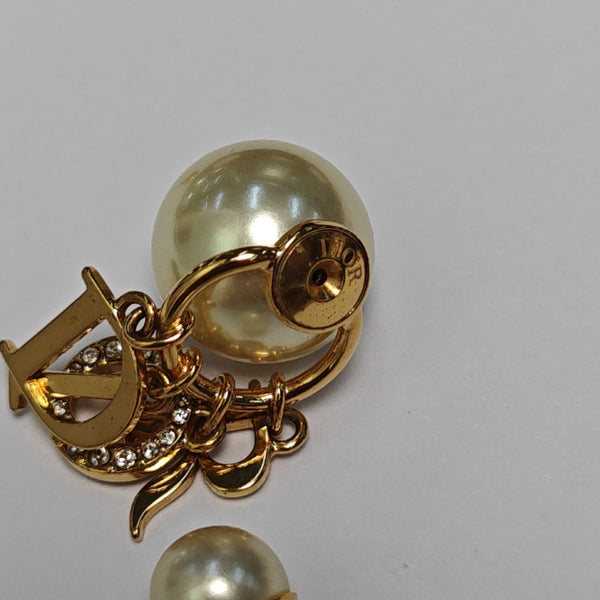 Dior Tribales Metal White Earrings