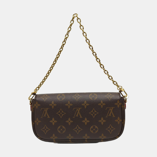 IVY Monogram Coated Canvas Brown