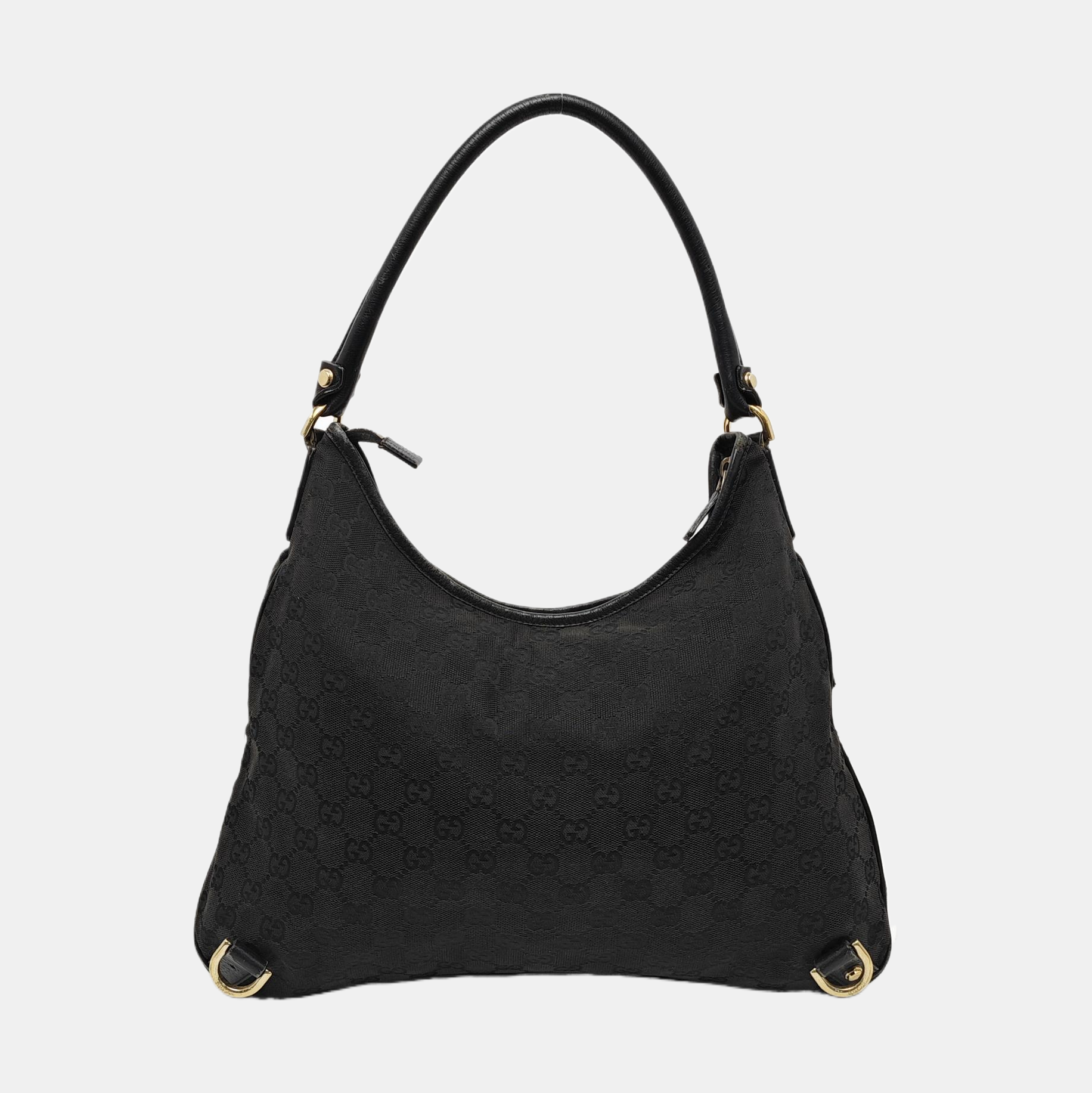 Abbey Monogram Canvas Black