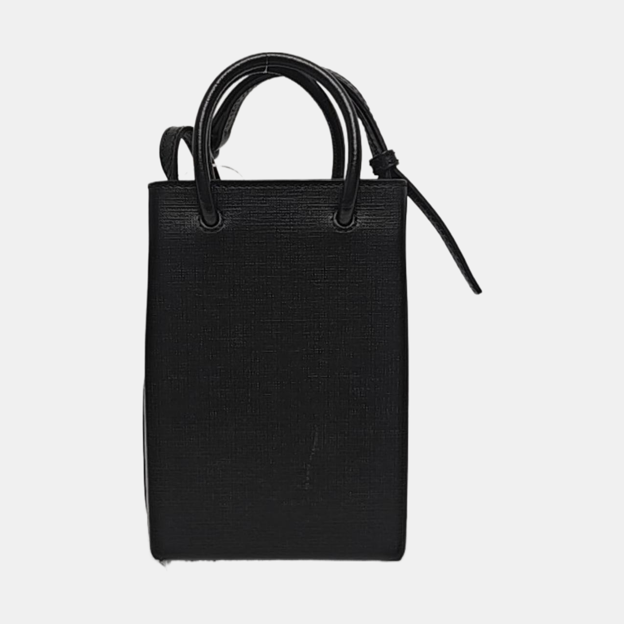 Shopping Bag Calfskin Black