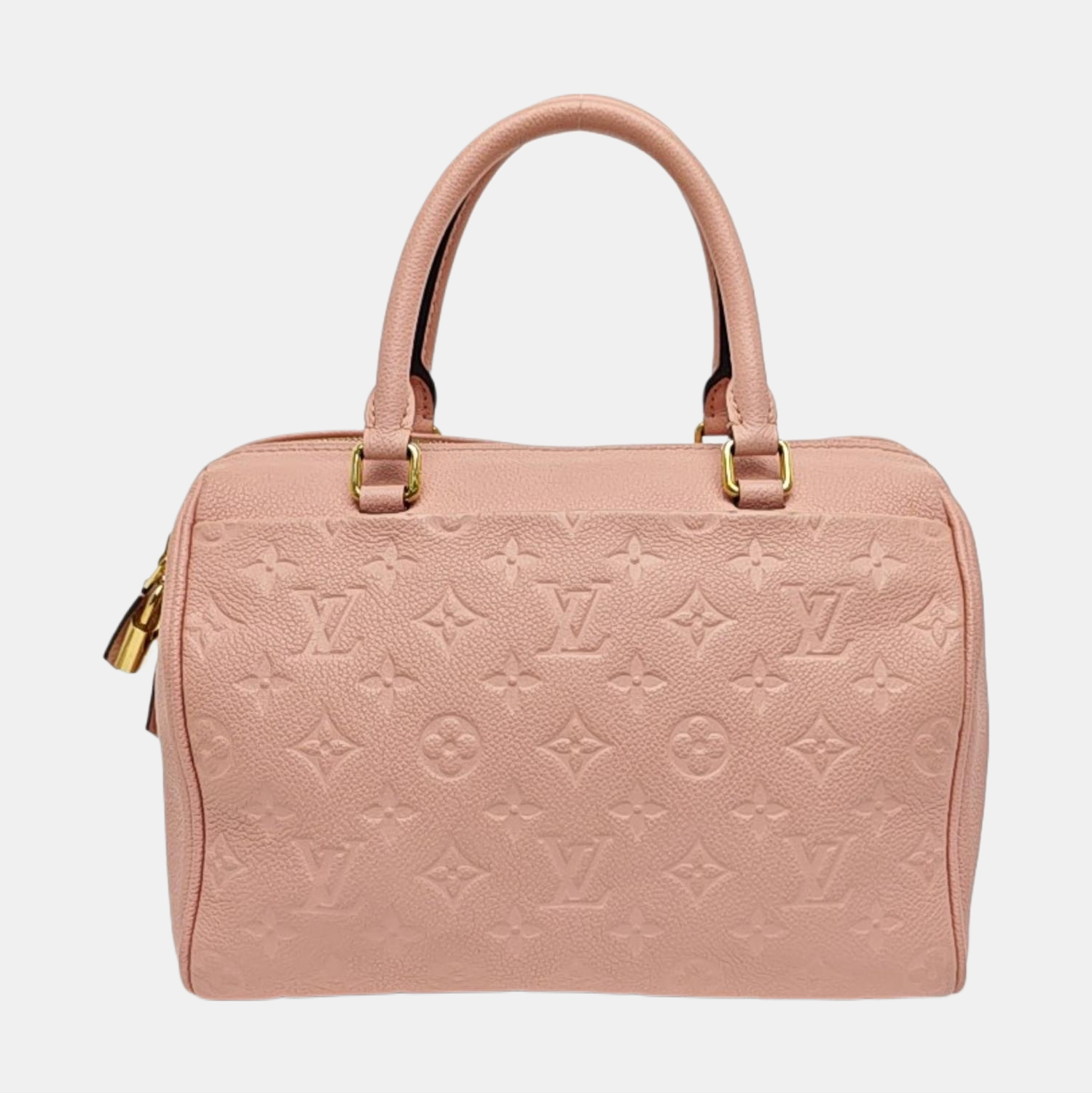SPEEDY 25 Monogram Calfskin Pink