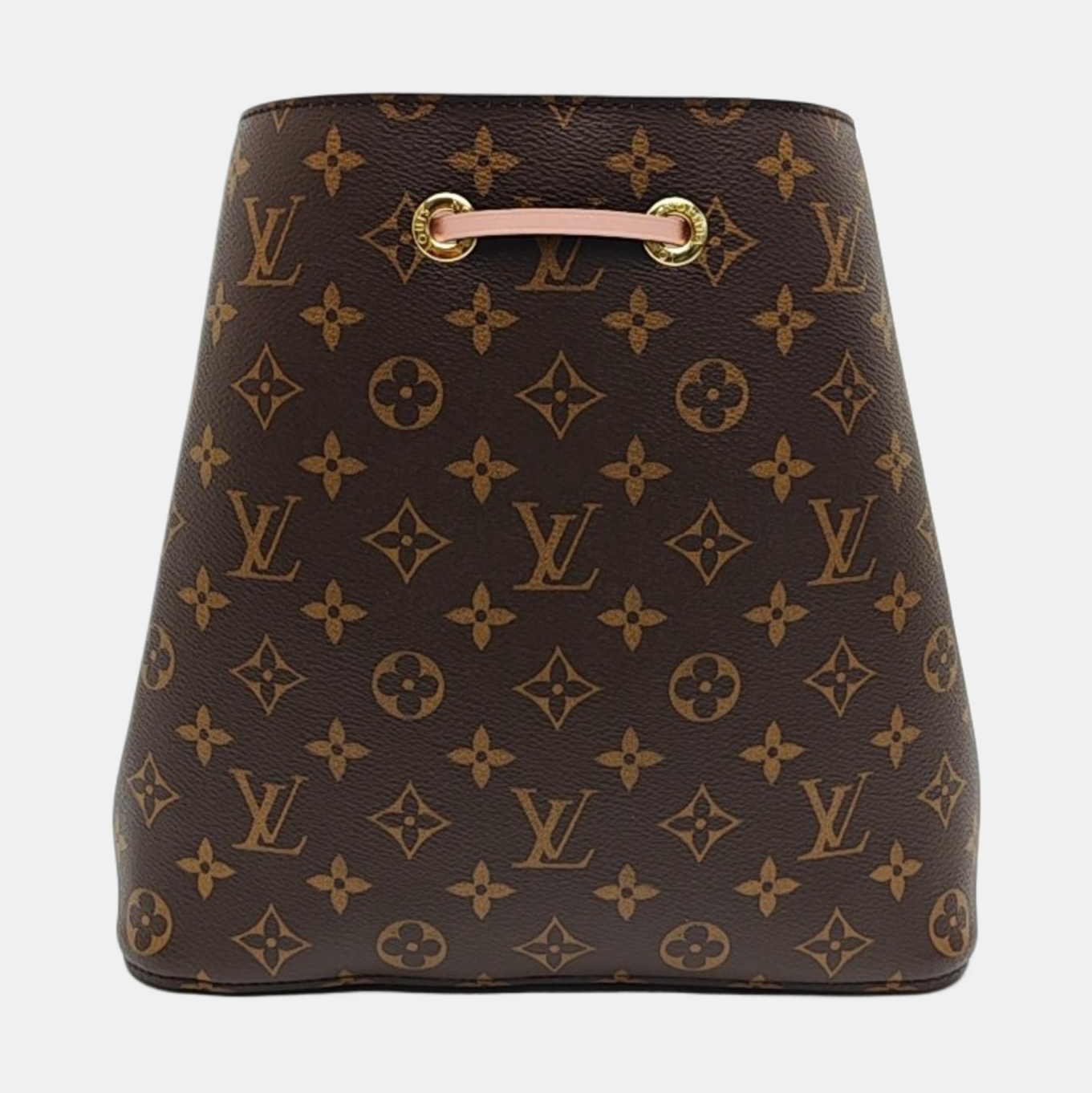 NÉONOÉ MM Monogram Coated Canvas Brown