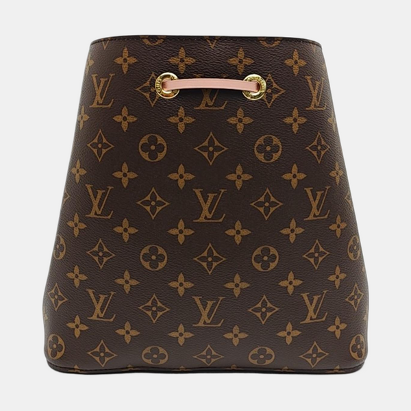 NÉONOÉ MM Monogram Coated Canvas Brown