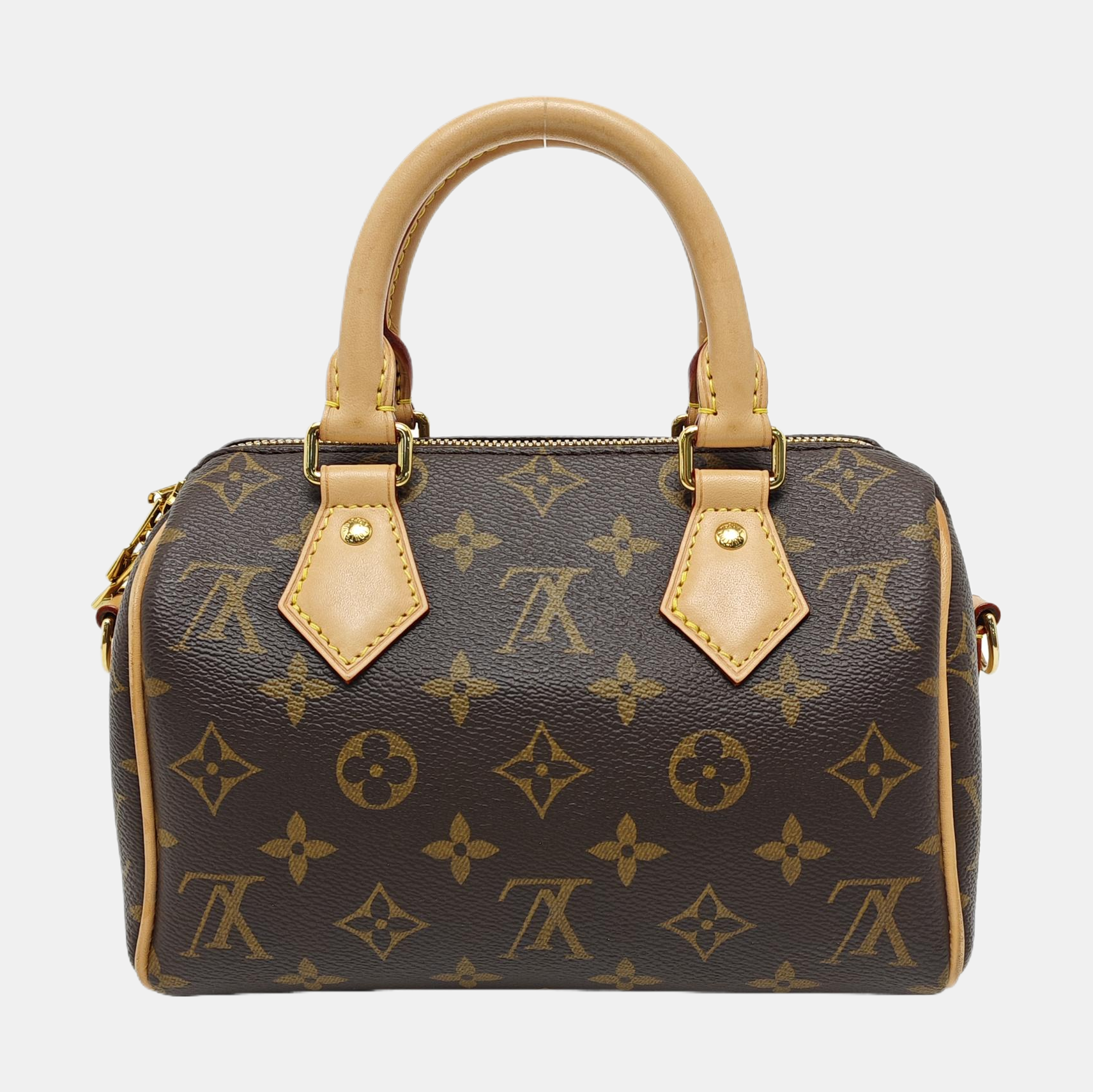 SPEEDY 20 Monogram Coated Canvas Brown