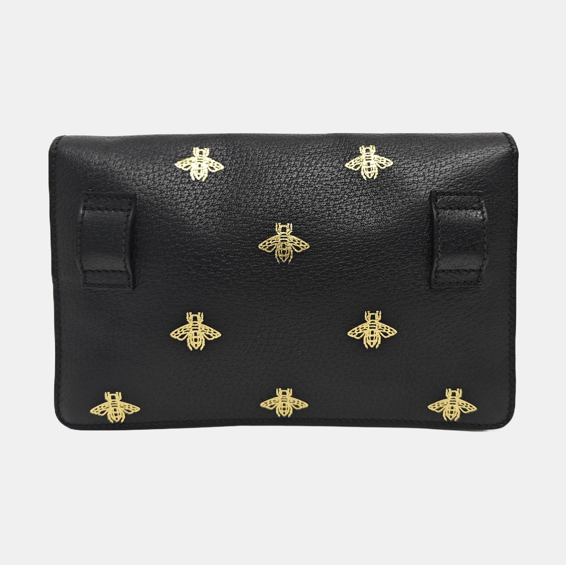 Calfskin Belt Bag Black