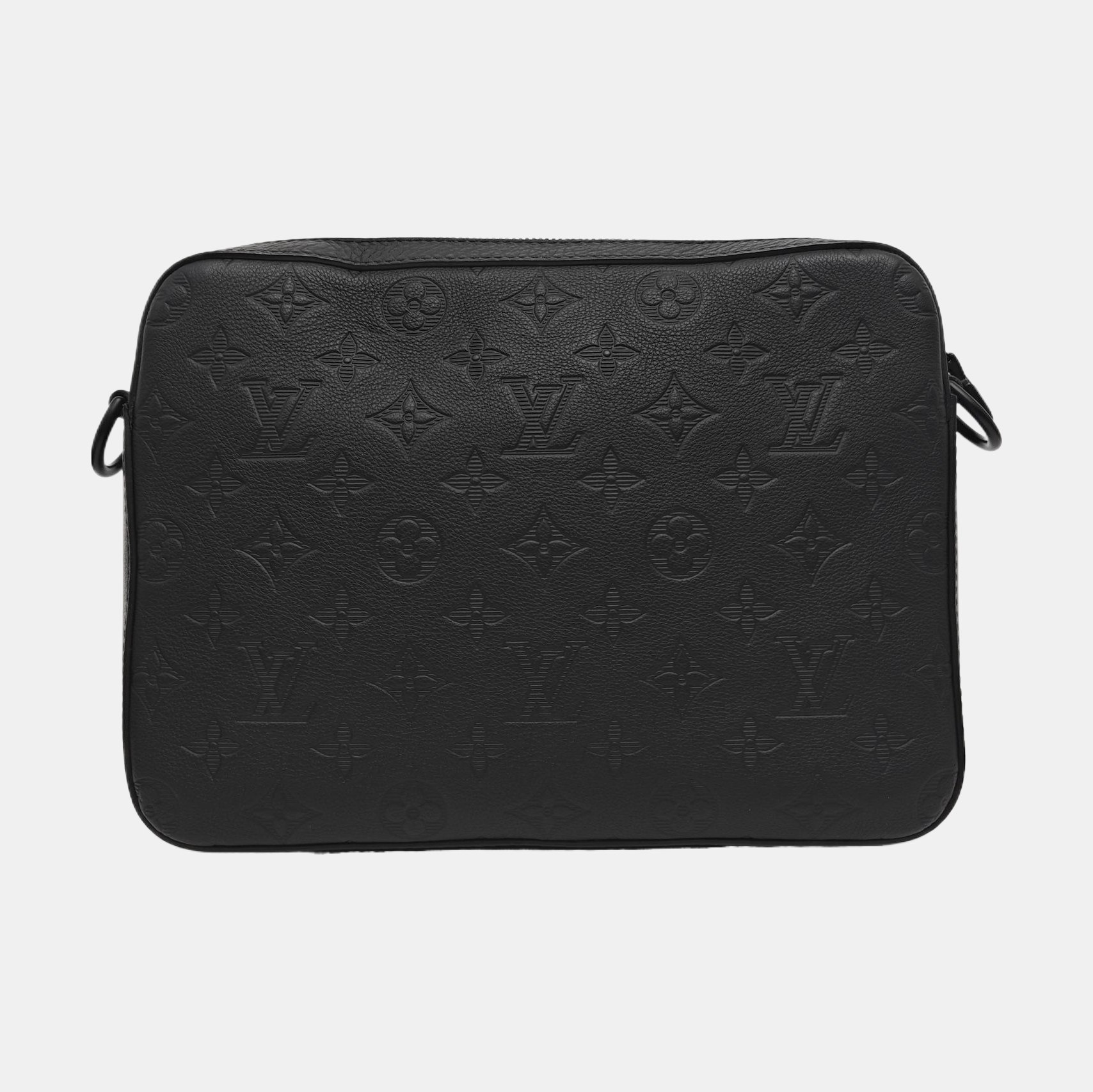 DUO Monogram Calfskin Black