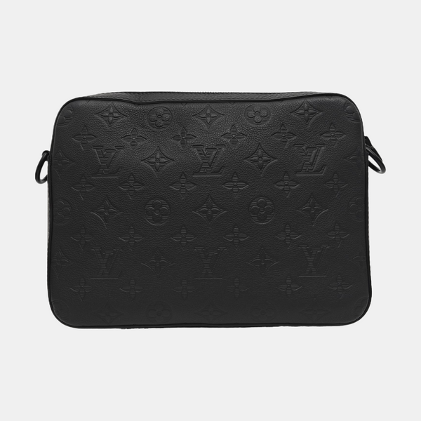 DUO Monogram Calfskin Black