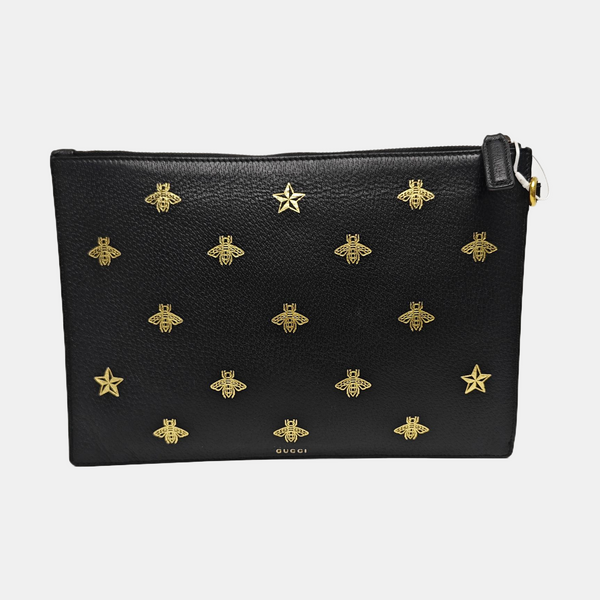 Calfskin Clutch Black