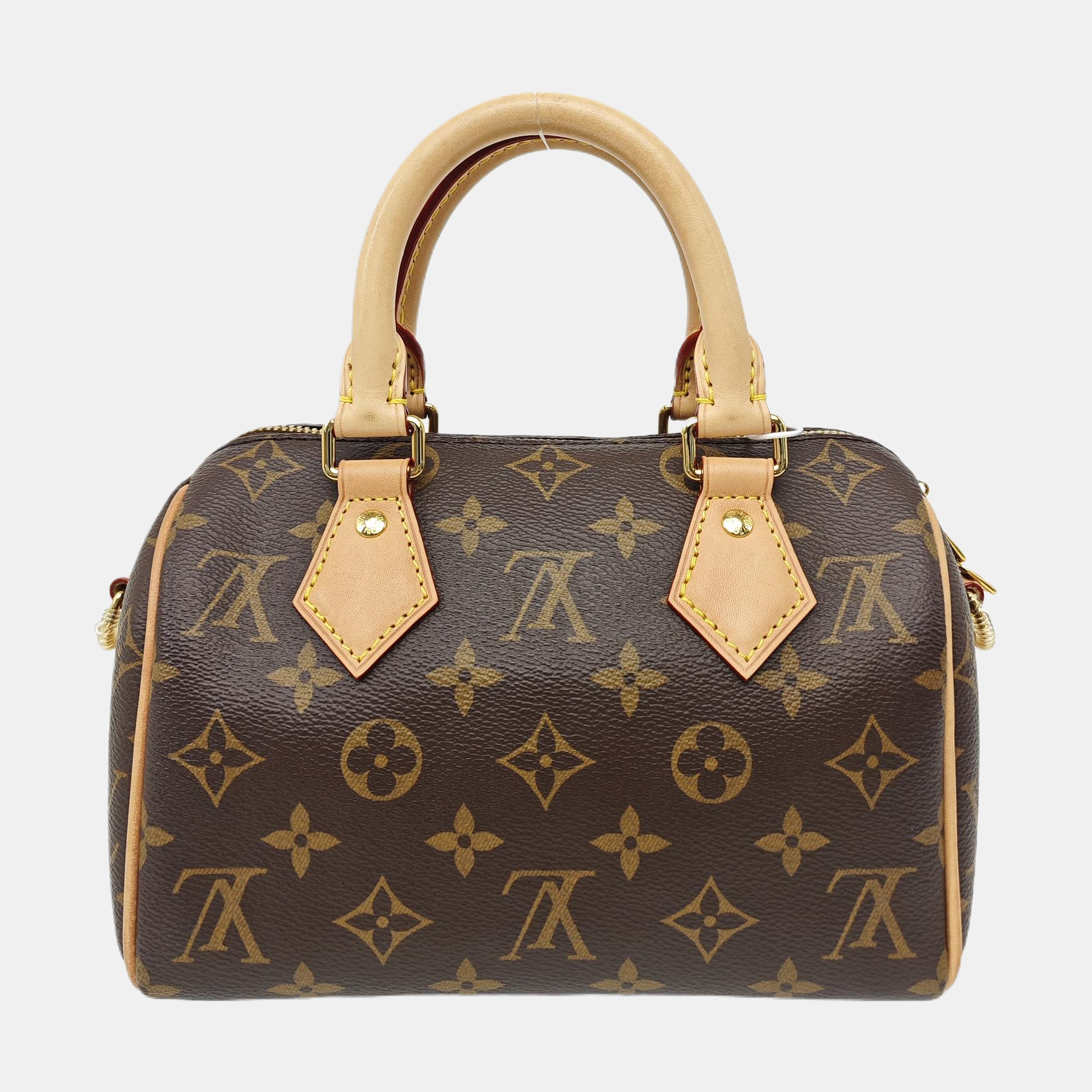 SPEEDY 20 Monogram Coated Canvas Brown