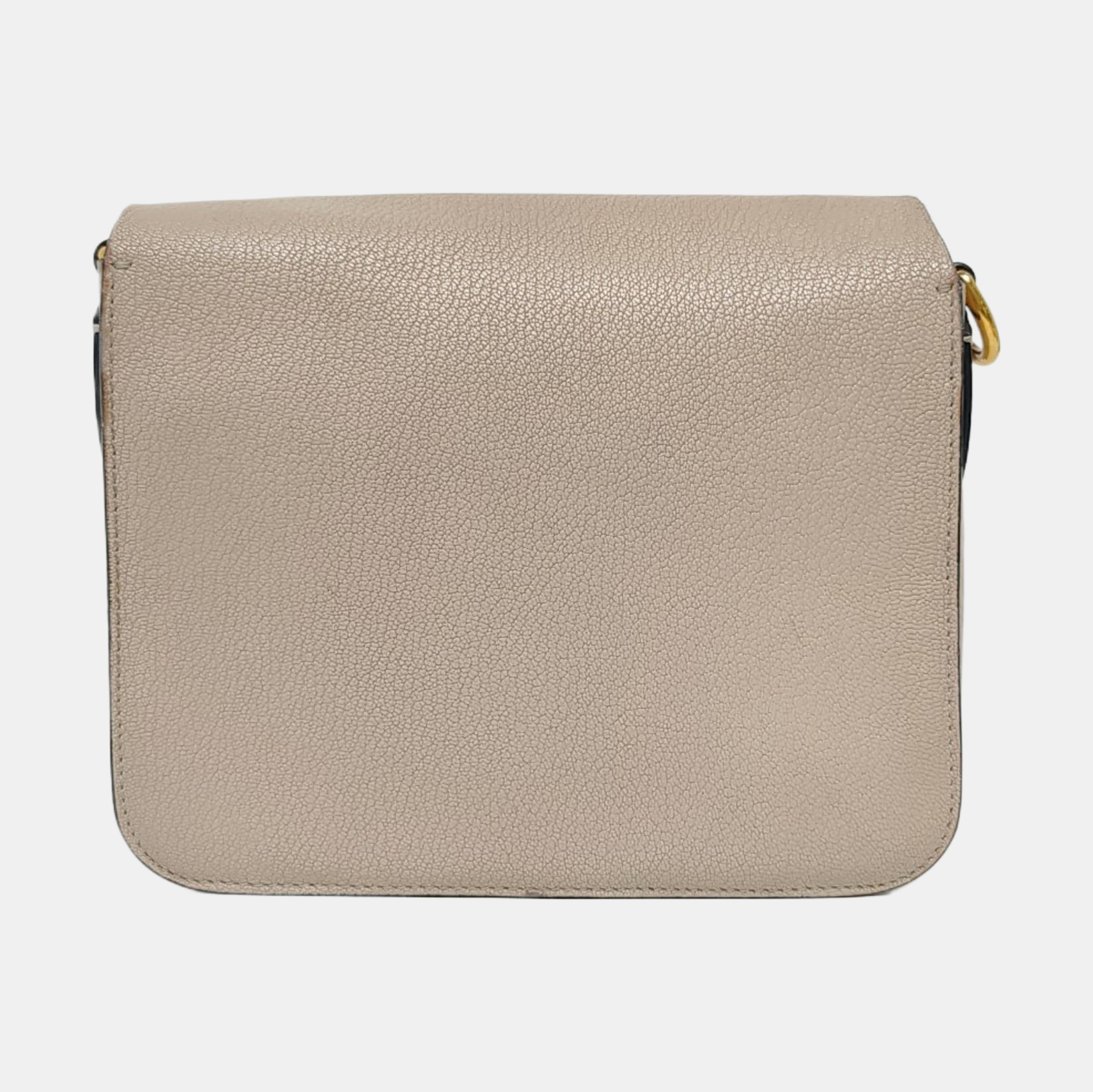 Square Stone Calfskin Beige