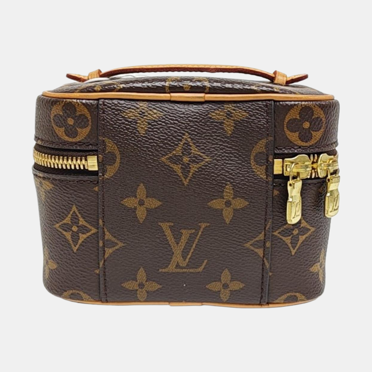 NICE Super Mini Monogram Coated Canvas Brown