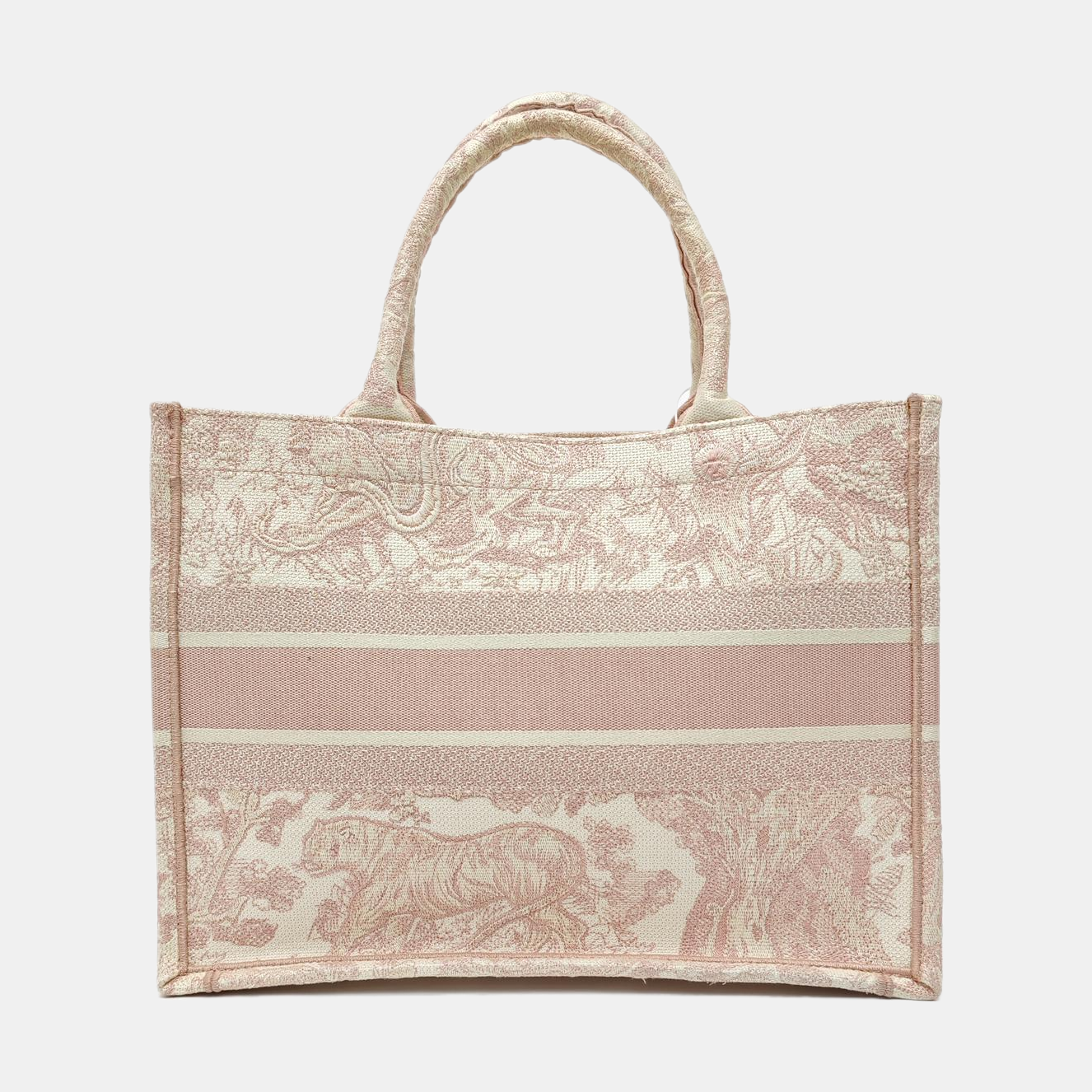 Book Tote Medium Canvas Pink