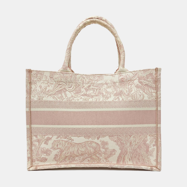 Book Tote Medium Canvas Pink