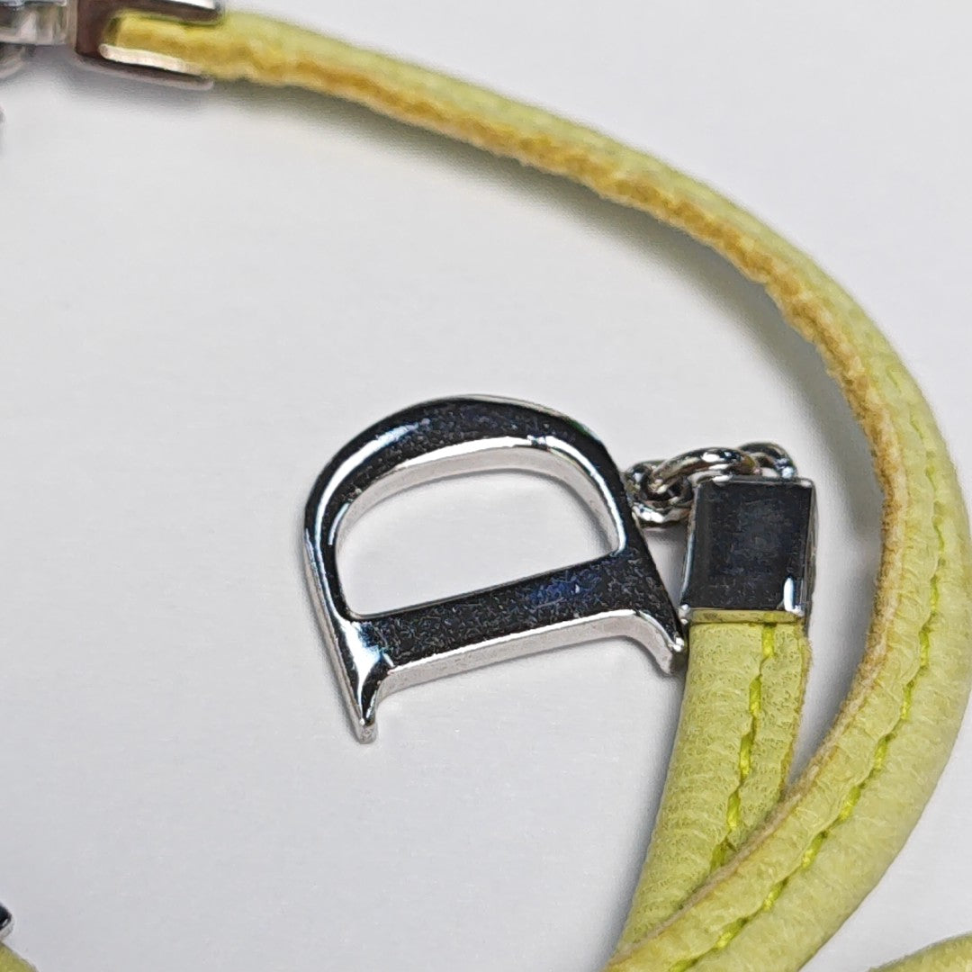 Bow Leather Green Bracelet
