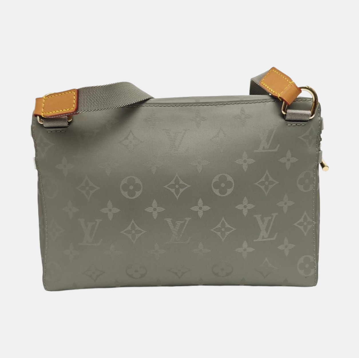 Monogram Special Material Crossbody Bag Gray