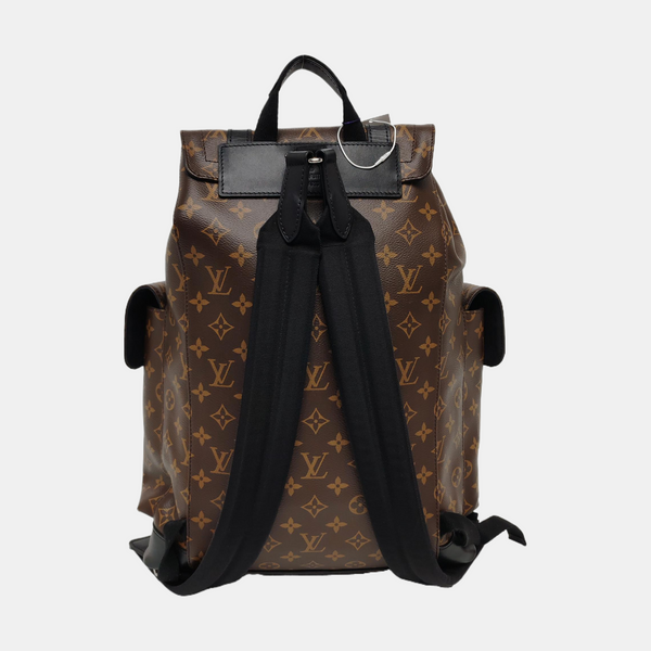 CHRISTOPHER PM Monogram Coated Canvas Brown