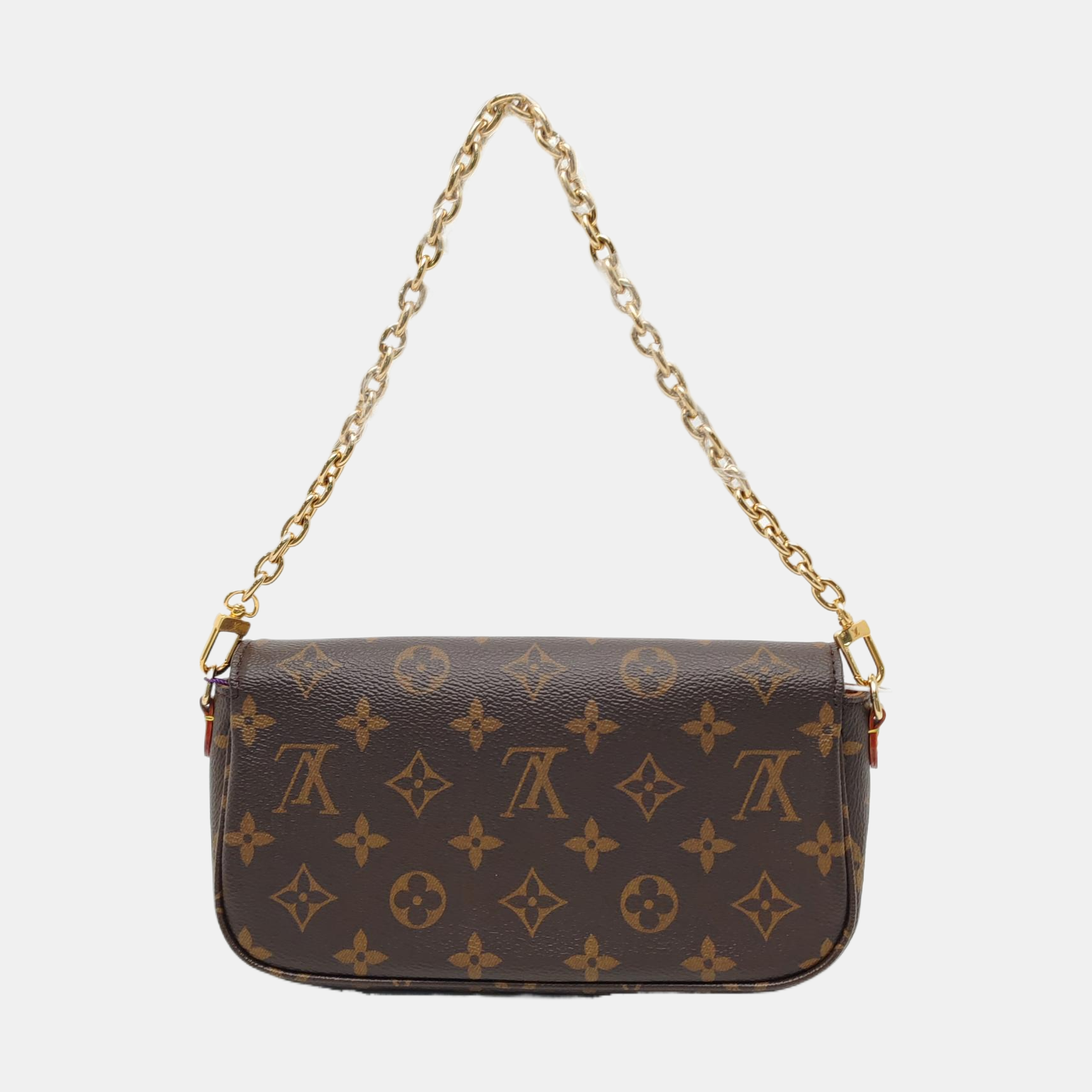 IVY Monogram Coated Canvas Brown