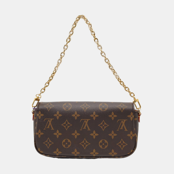 IVY Monogram Coated Canvas Brown