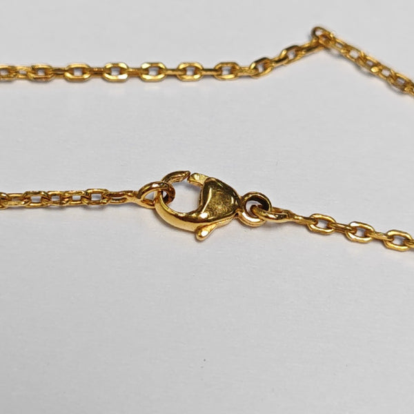 Pop H Metal Gold Necklace