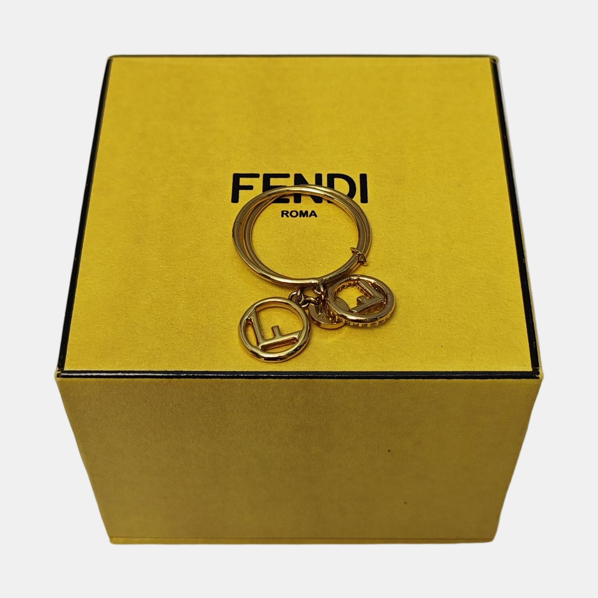 F Is Metal Gold Ring EU 54