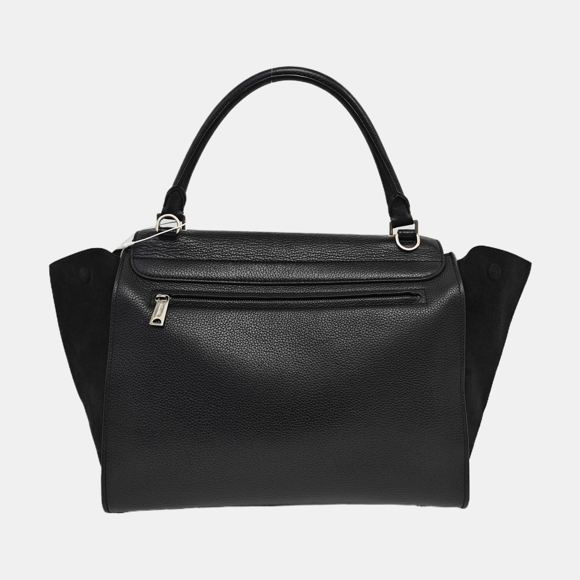 TRAPEZE Medium Calfskin Black