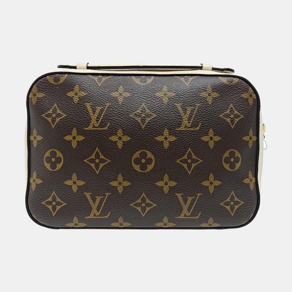 SAINTONGE Monogram Coated Canvas Brown