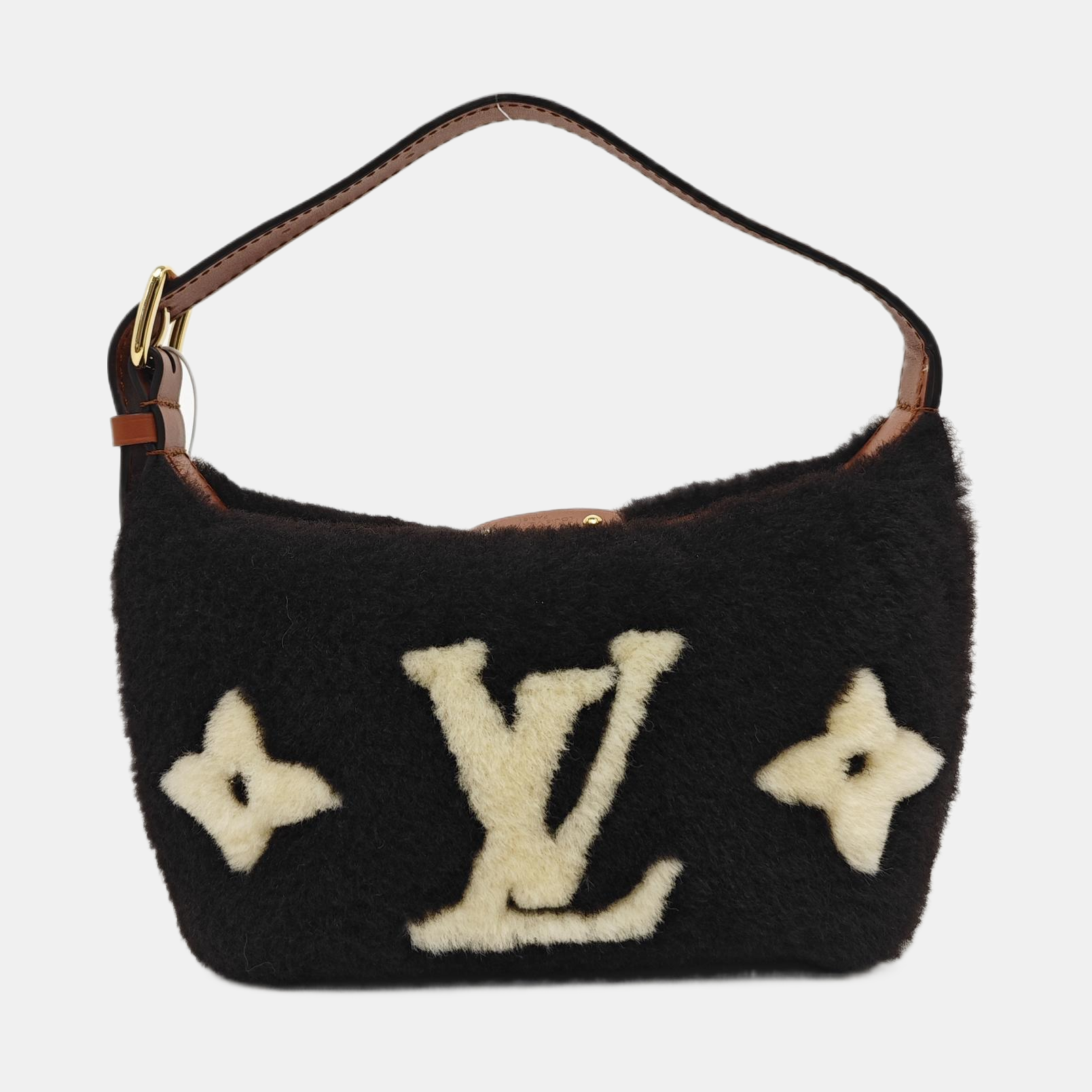 HILLS Monogram Sheepskin Black