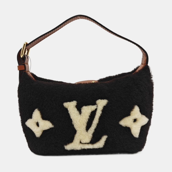 HILLS Monogram Sheepskin Black