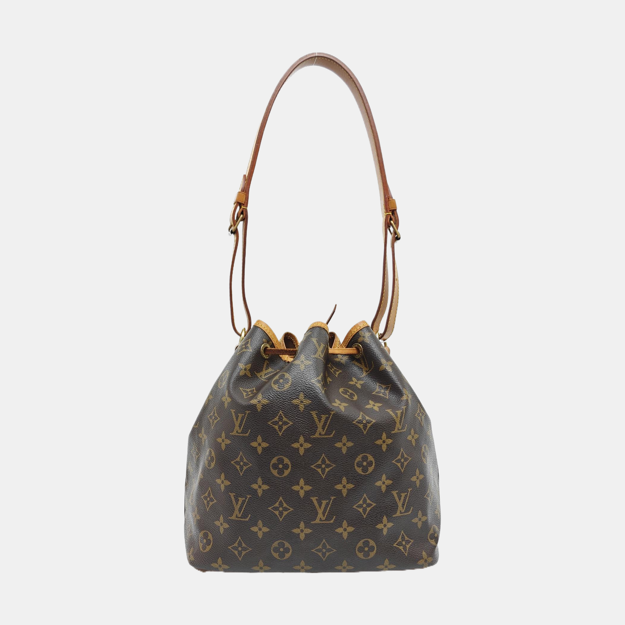 NÉONOÉ PM Monogram Coated Canvas Brown