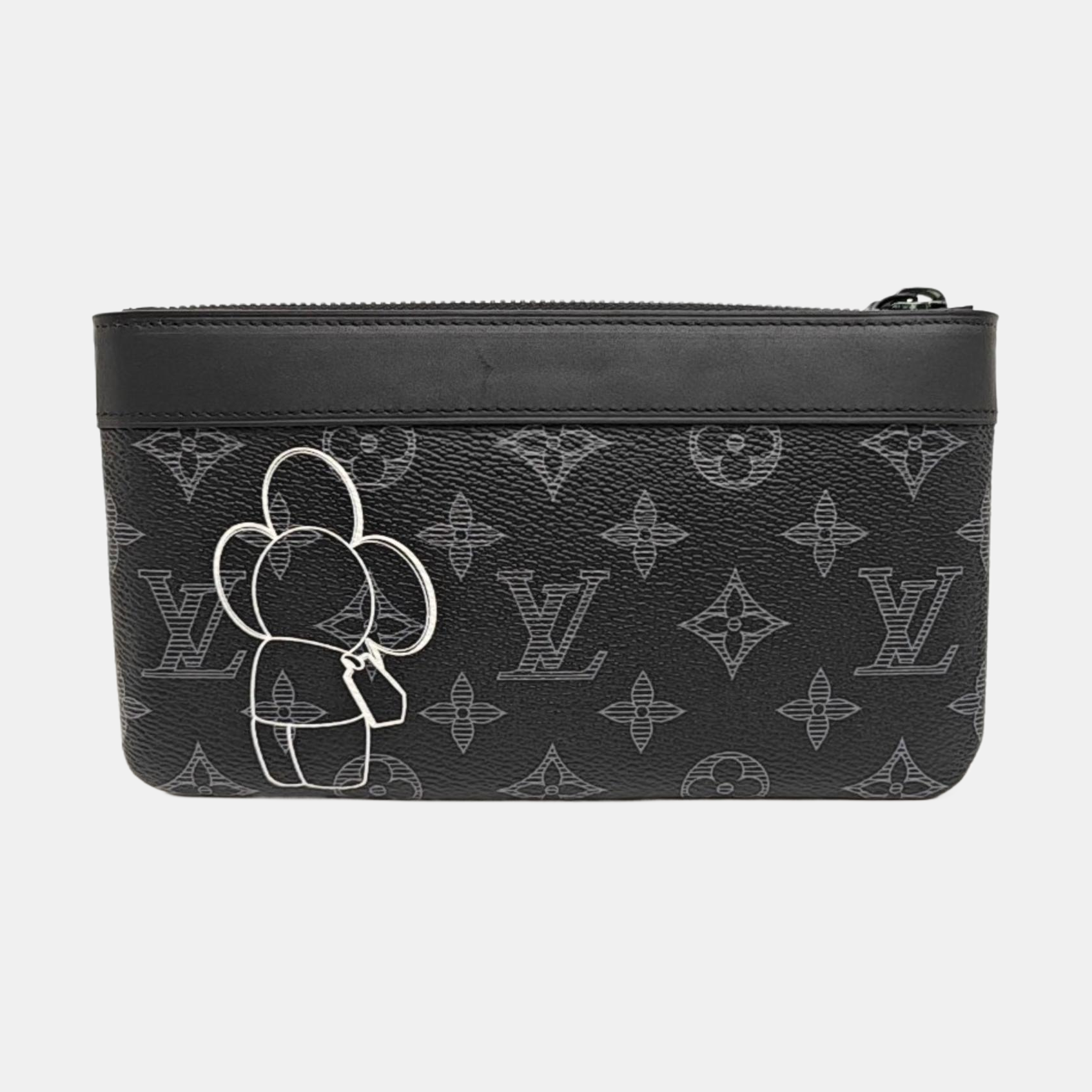 APOLLO Monogram Coated Canvas Black