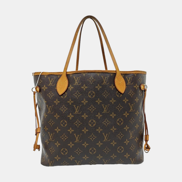 NEVERFULL MM Monogram Coated Canvas Brown