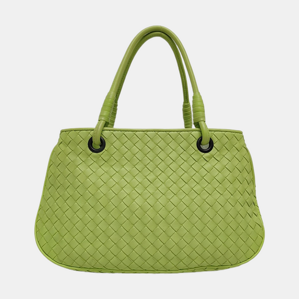 Lambskin Tote Bag Green