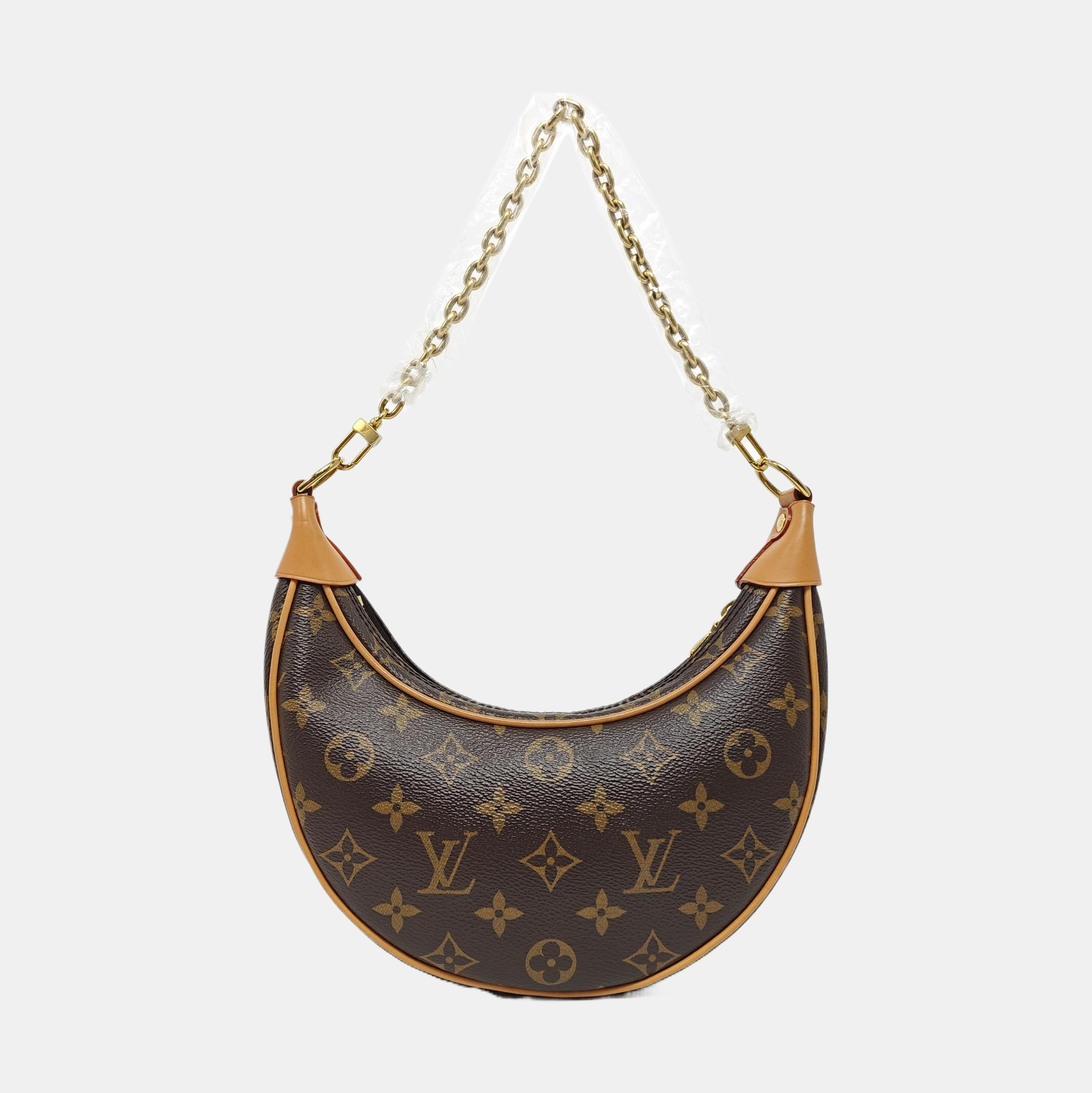 LOOP Monogram Coated Canvas Brown