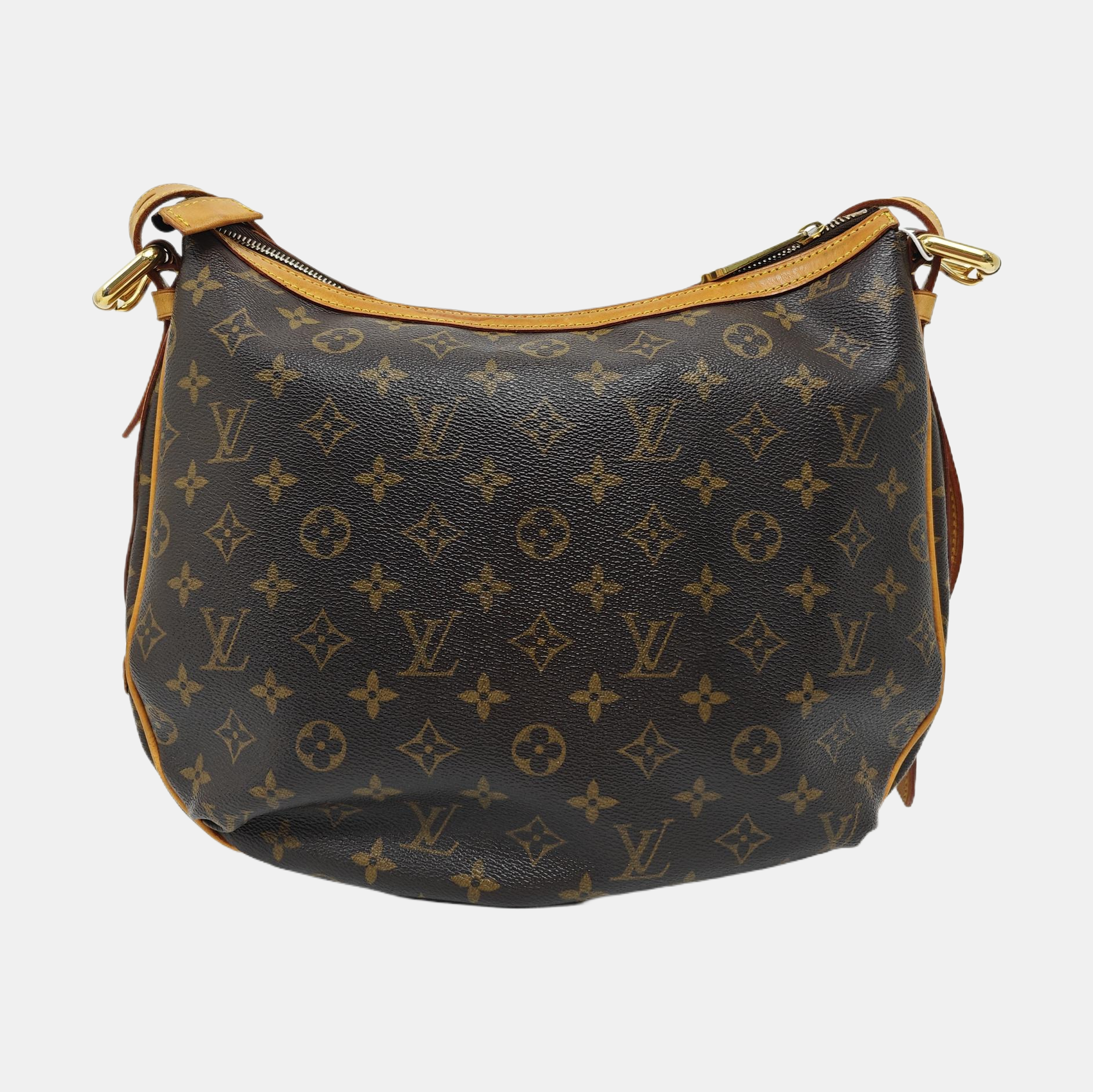 TULUM GM Monogram Coated Canvas Brown