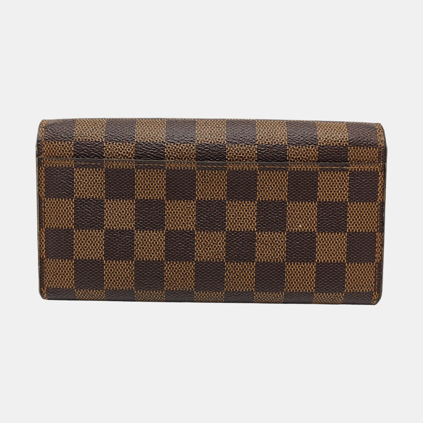 JOSÉPHINE Damier Ebene Coated Canvas Brown Wallet