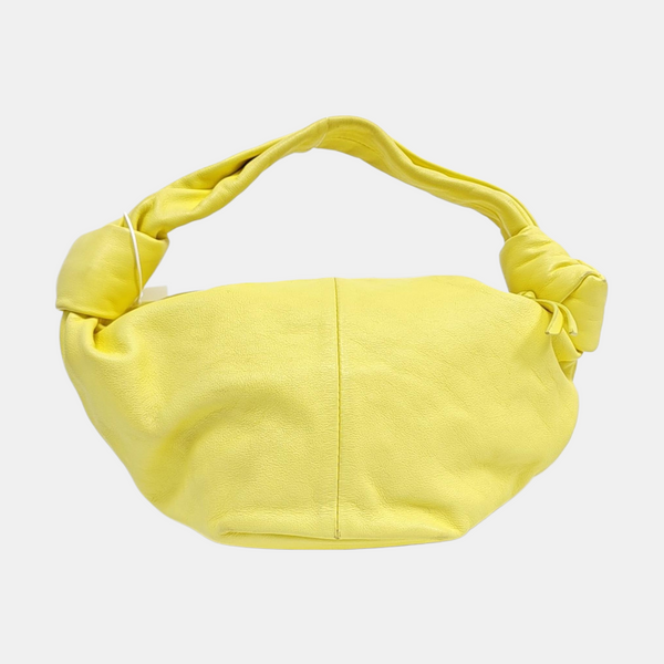 Double Knot Mini Calfskin Yellow