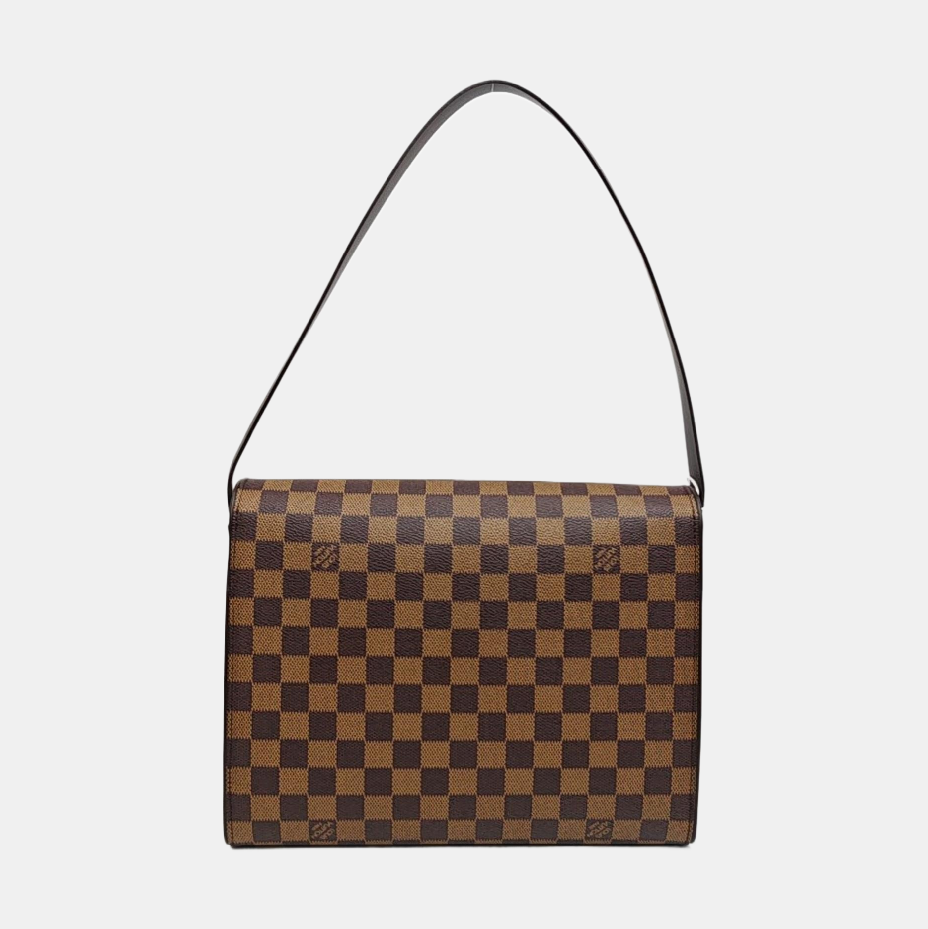 TRIBECA Damier Ebene Coated Canvas Brown