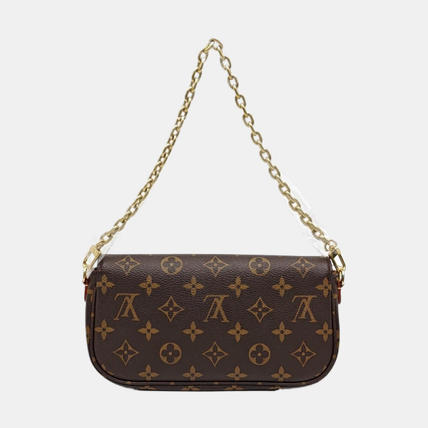 IVY Monogram Coated Canvas Brown