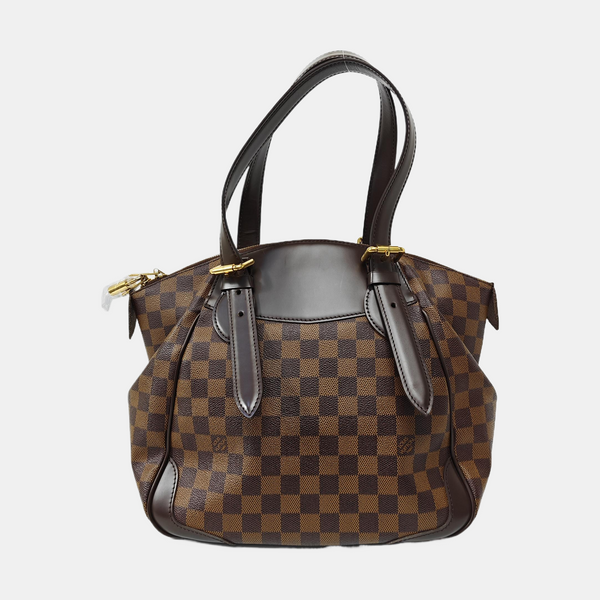 VERONA MM Damier Ebene Coated Canvas Brown