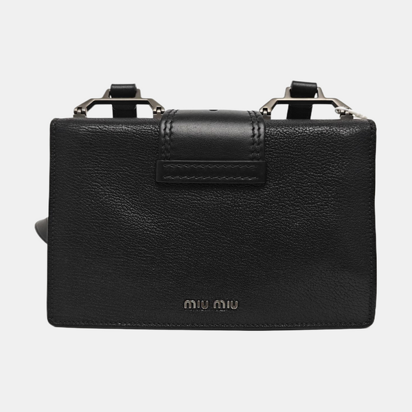 Miu Lady Calfskin Black